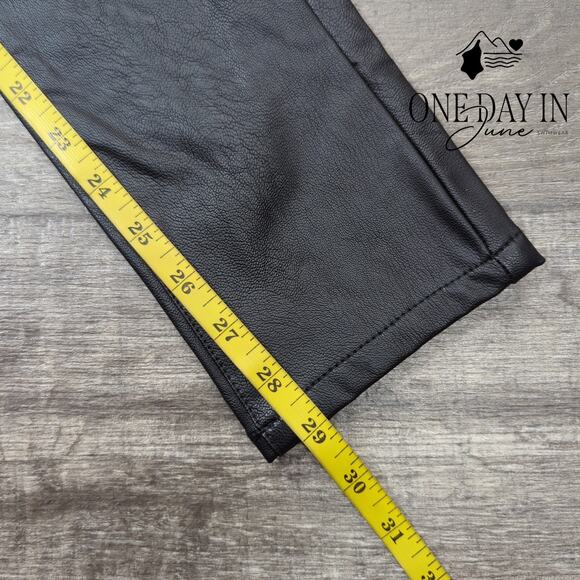 KanCan Juniors High Rise Super Skinny Faux Leather Jeans Size 9 - Picture 5 of 6